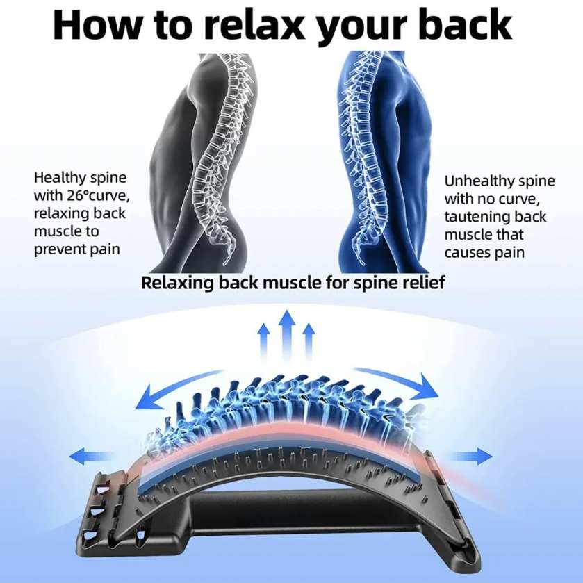 Back Stretcher - Για ανακούφιση από τον πόνο στη μέση, stretching + πολλαπλές χρήσεις - 28% ΜΟΝΟ ΓΙΑ ΣΗΜΕΡΑ & ΔΩΡΕΑΝ ΜΕΤΑΦΟΡΙΚΑ!